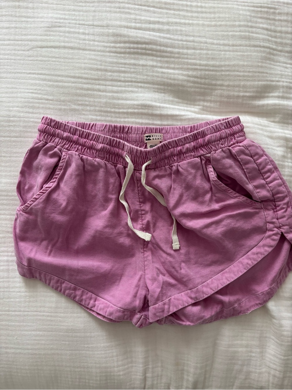 Billabong Pink Draw-String Shorts
